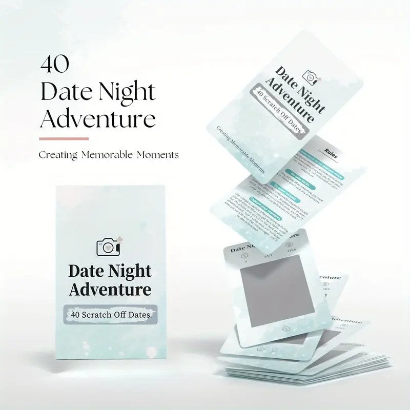 Date Night Adventure – 40 de Întâlniri Surpriză de Răzuit