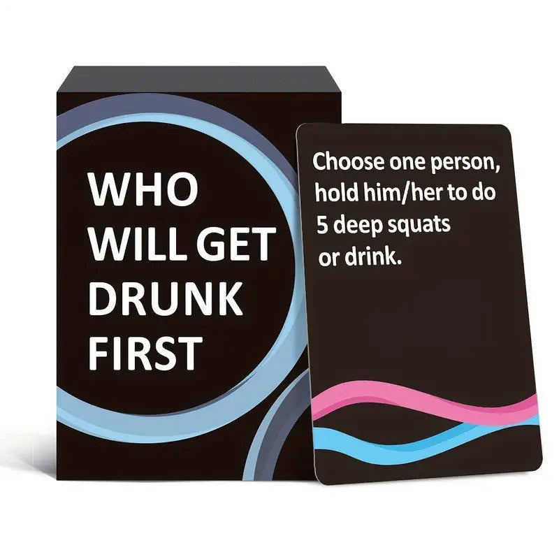 Who Will Get Drunk First? – Drinking Game for Parties